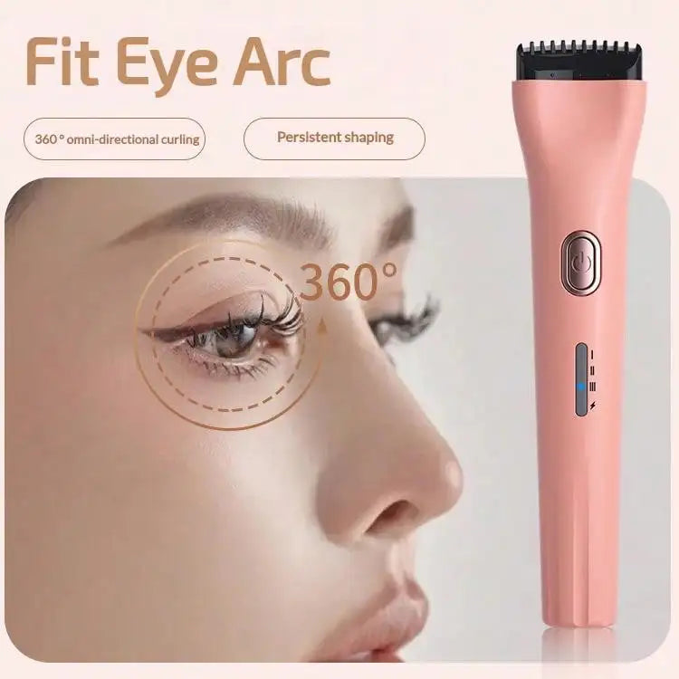 Electric Heated Eyelash Curler Rechargeable Handheld - Artigo Importado