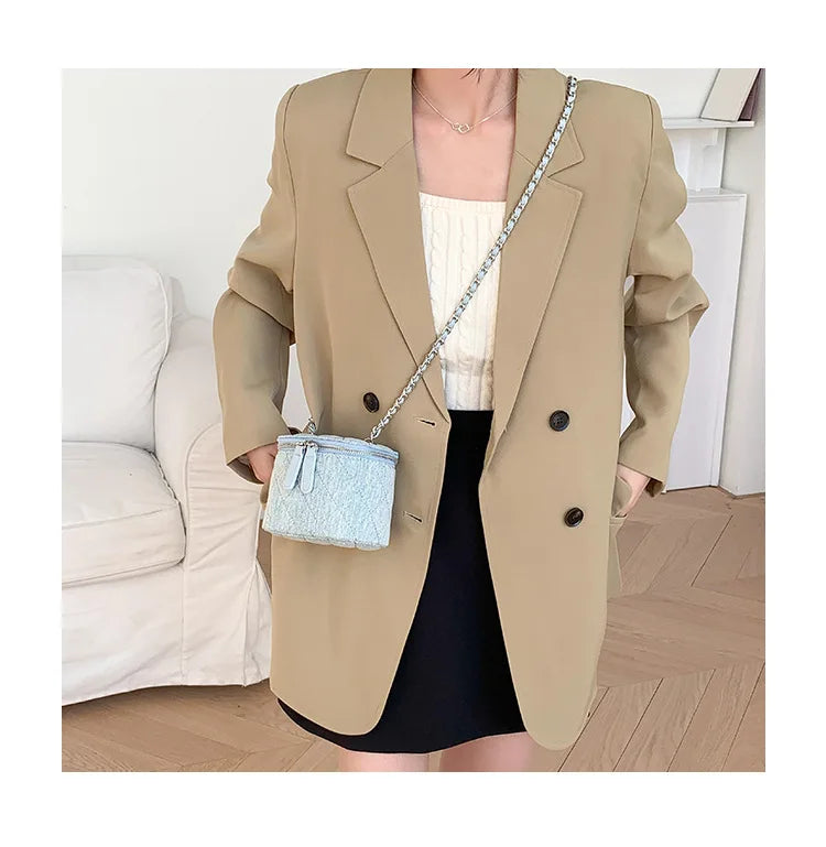 Mini Denim Crossbody Bags for Women 2026 Lingge Chains Shoulder Bag Fashion Brands Box Bag Lipstick Coins Purses and Handbags - Artigo Importado