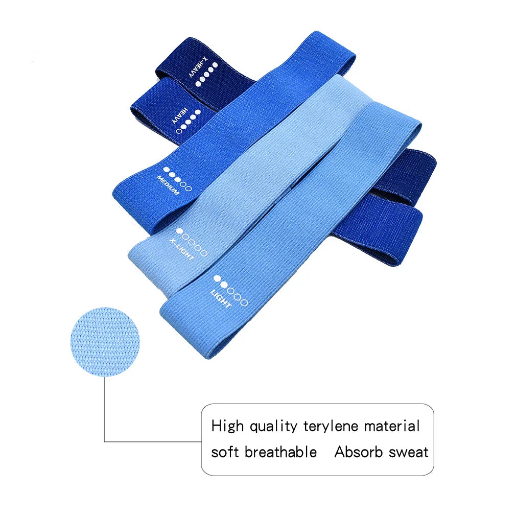 New Fabric Fitness Resistance Bands Booty Bands Elastic Bands Yoga Gym Training Workout Exercise Fitness Equipment For Sprot - Artigo Importado