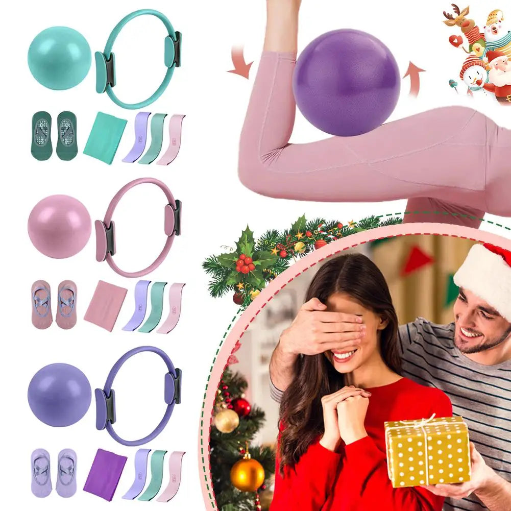 Yoga Fitness Ring Pilates Ring Women Girl Exercise Home Resistance Elasticity Yoga Gym Workout Pilates Circle Yoga Circle ﻿ - Artigo Importado