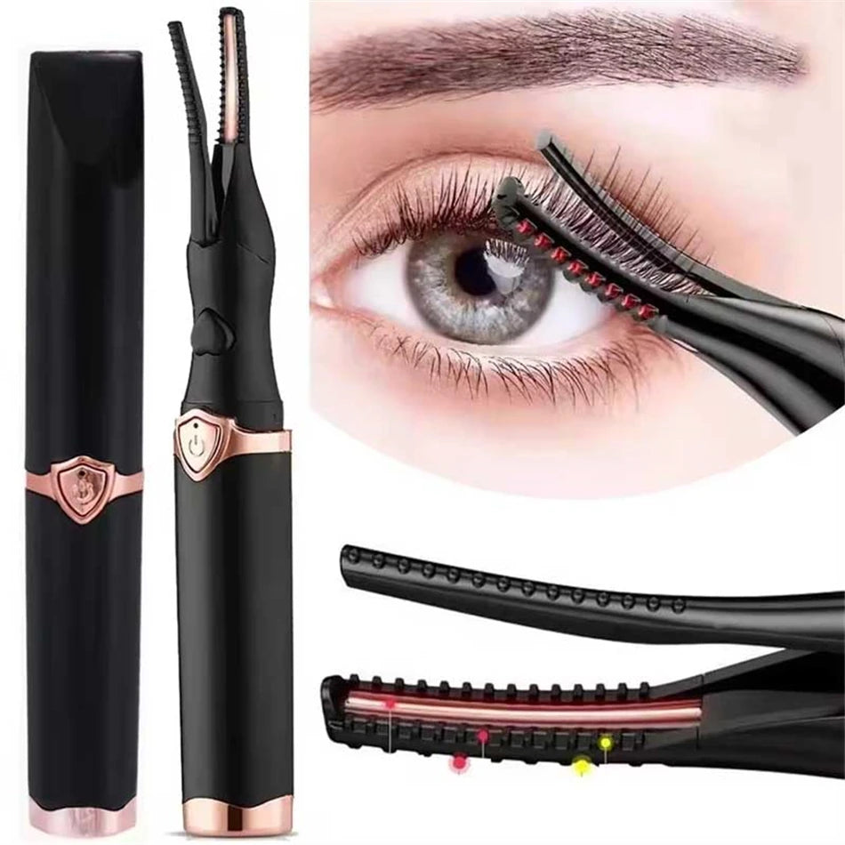Heated Eyelash Curler for Women Mini USB Rechargeable Finalize Eyelash Tool for Makeup Natural Curling Eye Lashes 2025New - Artigo Importado