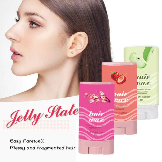 Hair Wax Stick For Wig Professional Hair Wax Stick Gel Cream Non-Greasy Style Hair Wax Stick For Men Women Broken Hair Artifact - Artigo Importado