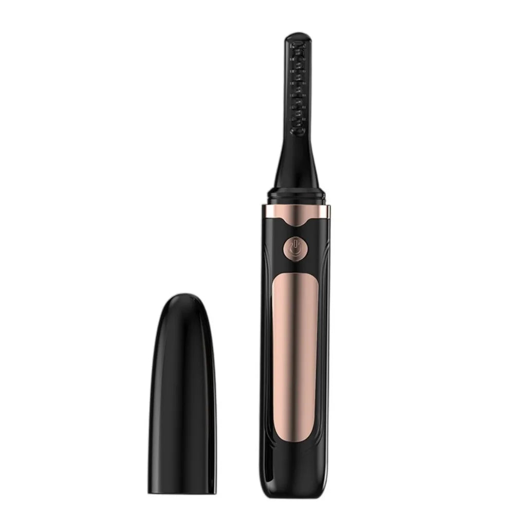 Long Lasting Electric Heated Eyelash Curler Anti-scald 4 Modes Temperature Portable Eyelash Curling Device Natural-Looking - Artigo Importado