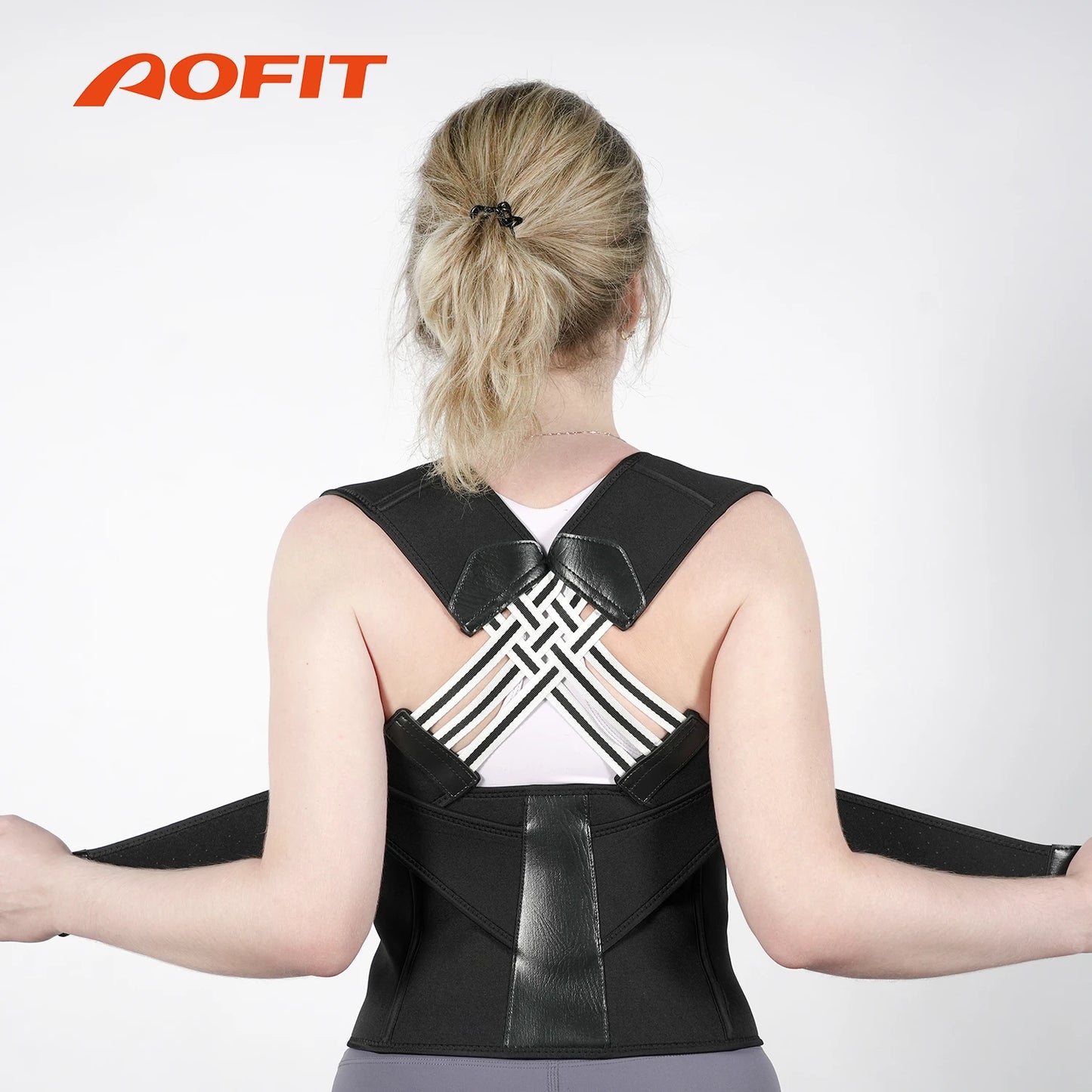 Posture Corrector for Women and Men, Adjustable Shoulder Posture Brace, Back Straightener Posture, Used for Middle Upper Spine - Artigo Importado