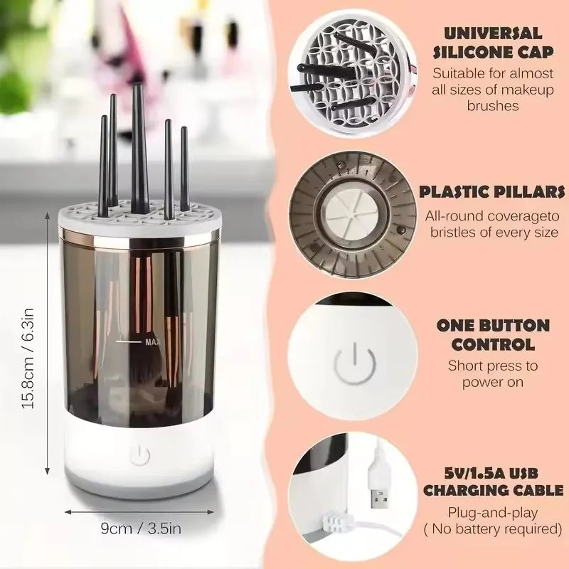 Electric Makeup Brush Cleaner Machine - Artigo Importado